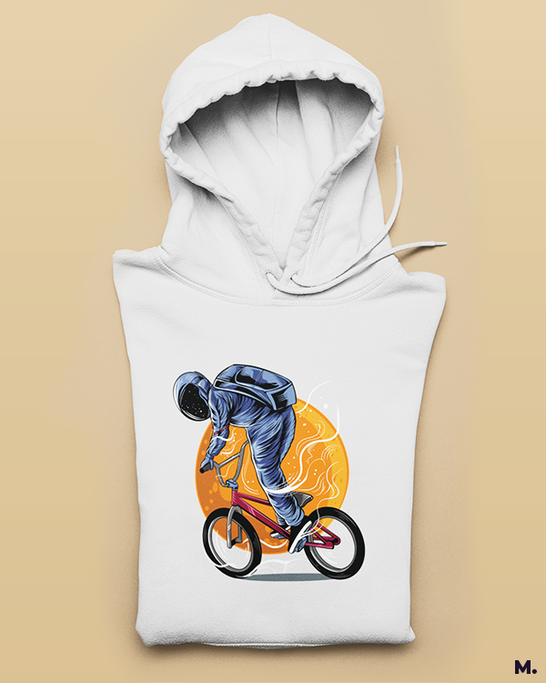  - Cyclist in space  - MUSELOT