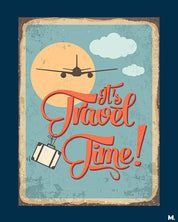 printed t shirts - It's travel time - MUSELOT