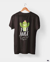 Free hugs funny printed t shirts