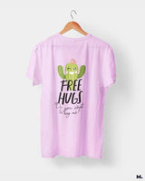 Free hugs funny printed t shirts