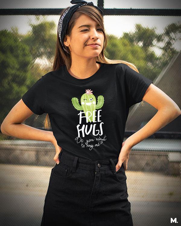 printed t shirts - Do you want free hugs?  - MUSELOT