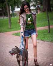printed t shirts - Dogs before dudes  - MUSELOT