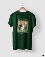 Energy speaks louder printed t shirts