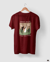 Energy speaks louder printed t shirts