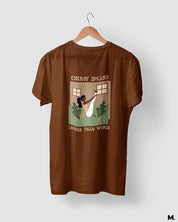 printed t shirts - Energy speaks louder  - MUSELOT