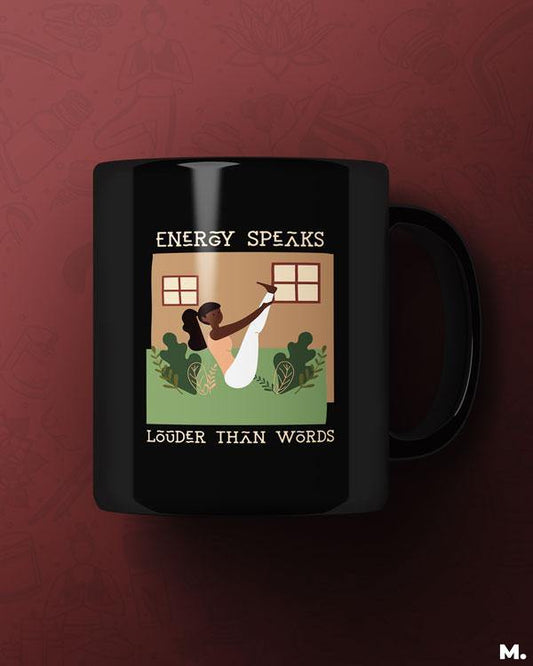 Printed mugs - Energy speaks louder  - MUSELOT