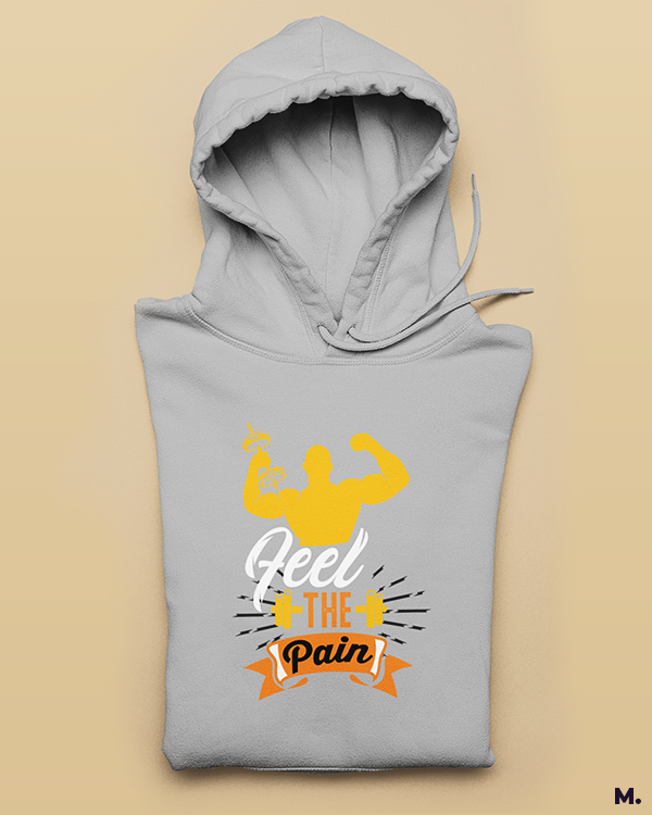 Printed hoodies - Feel the pain  - MUSELOT