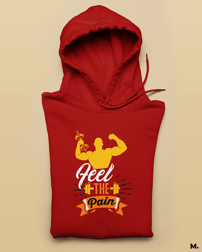 Printed hoodies - Feel the pain  - MUSELOT