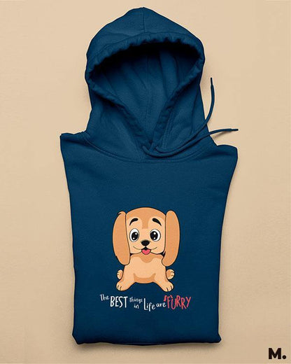 Printed hoodies - Furry pals are the best  - MUSELOT
