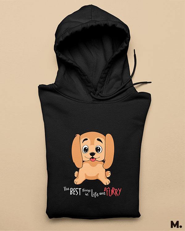 Printed hoodies - Furry pals are the best  - MUSELOT