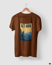 printed t shirts - Get high  - MUSELOT