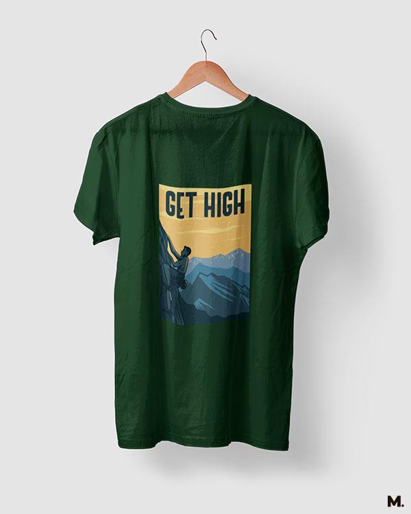 printed t shirts - Get high  - MUSELOT