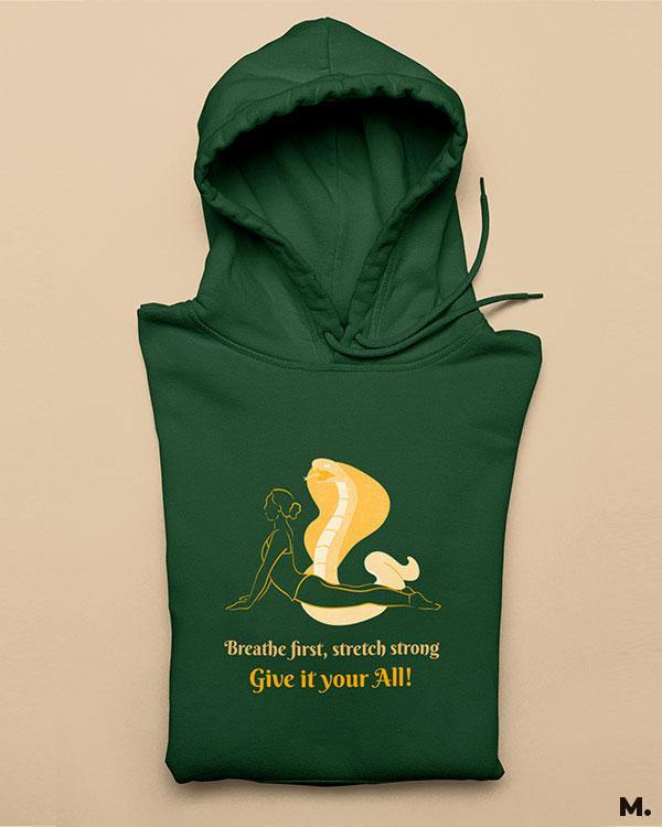 Printed hoodies - Give it your all  - MUSELOT