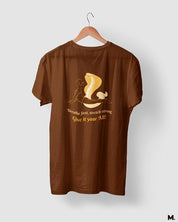 printed t shirts - Give it your all  - MUSELOT
