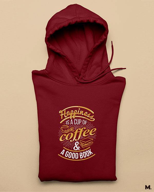 Printed hoodies - Coffee and good books  - MUSELOT