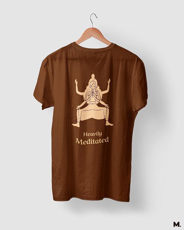 printed t shirts - Heavily meditated  - MUSELOT