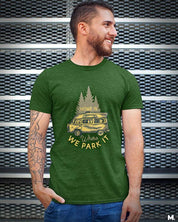printed t shirts - Home is where we park it  - MUSELOT