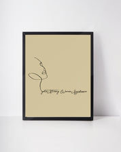 I got a strong women syndrome printed posters framed - Muselot