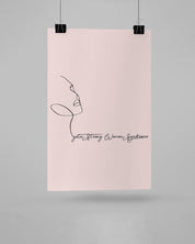 I got a strong women syndrome printed posters unframed - Muselot