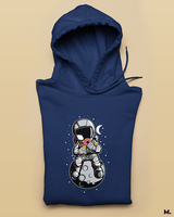 Love donuts to the space & back printed hoodies
