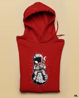Love donuts to the space & back printed hoodies