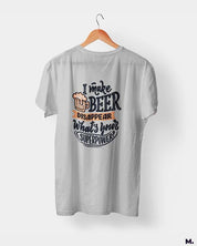 printed t shirts - I make beer disappear.  - MUSELOT
