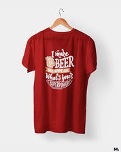 printed t shirts - I make beer disappear.  - MUSELOT
