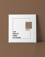 I own my shade canvas