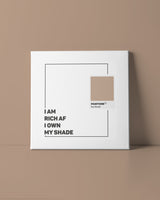 I own my shade canvas