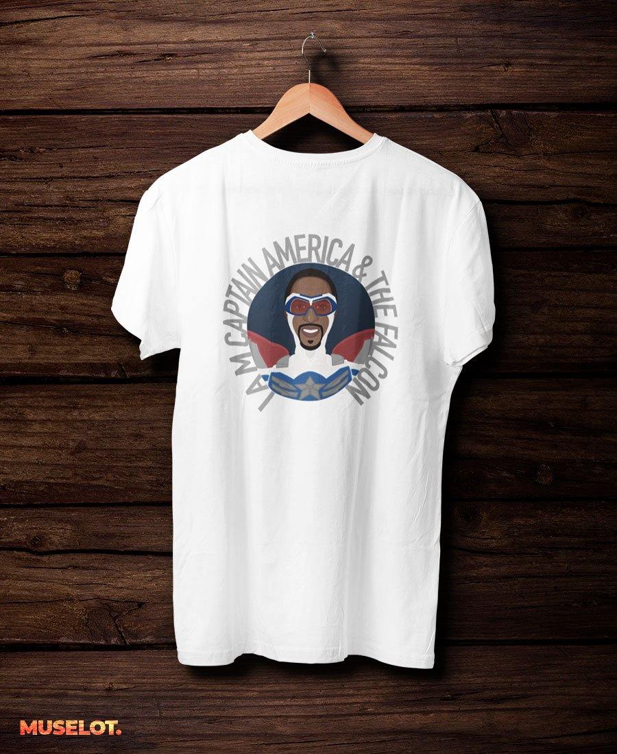 printed t shirts - Captain America & Falcon tshirts  - MUSELOT