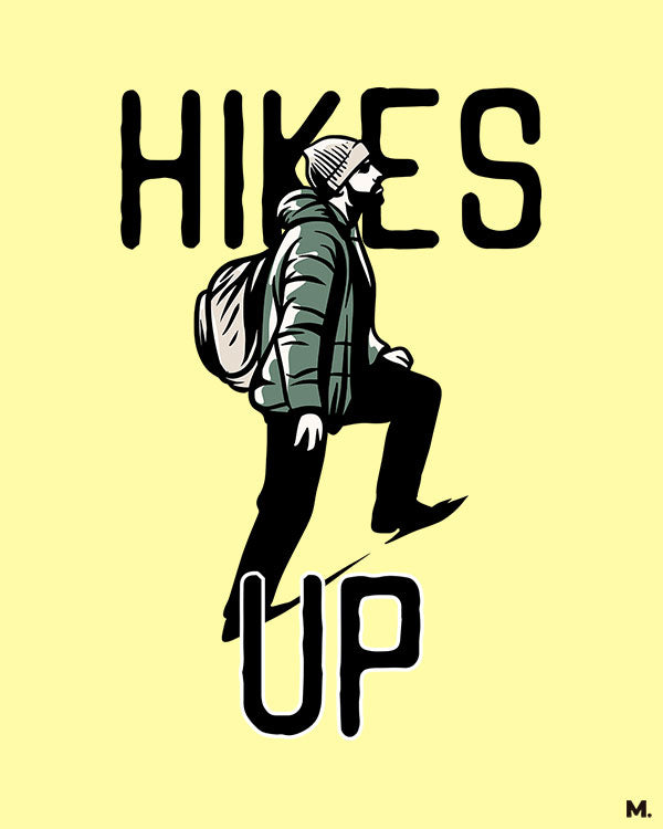 printed t shirts - Hikes up - MUSELOT
