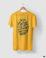 Not lazy, just saving energy printed t shirts