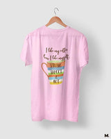 I like coffee how I like myself printed t shirts