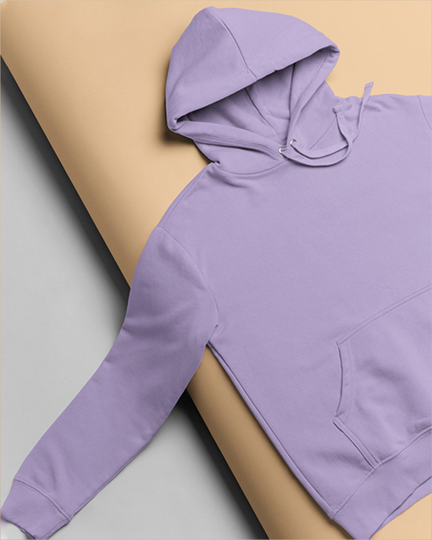 Iris lavender plain hoodies for men and women online - Muselot