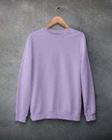 Iris lavender plain sweatshirt
