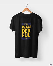 printed t shirts - It's a wanderful life  - MUSELOT