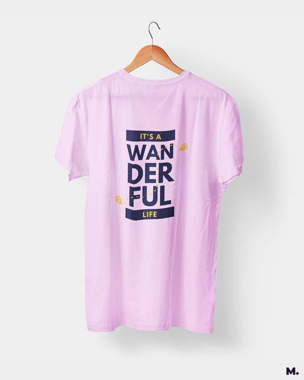 printed t shirts - It's a wanderful life  - MUSELOT