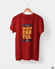 printed t shirts - It's a wanderful life  - MUSELOT