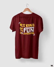 printed t shirts - It's fun to do impossible  - MUSELOT