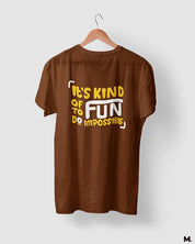 printed t shirts - It's fun to do impossible  - MUSELOT