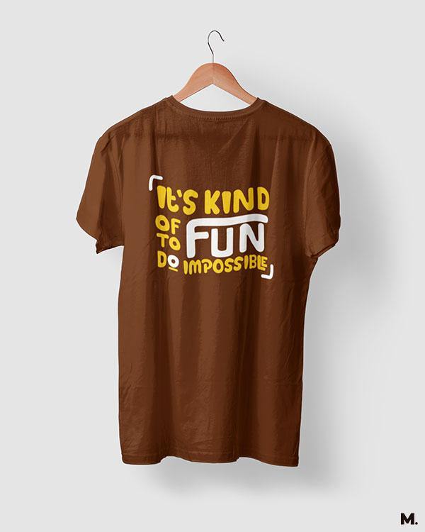 printed t shirts - It's fun to do impossible  - MUSELOT