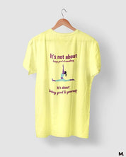 printed t shirts - Be good to yourself  - MUSELOT