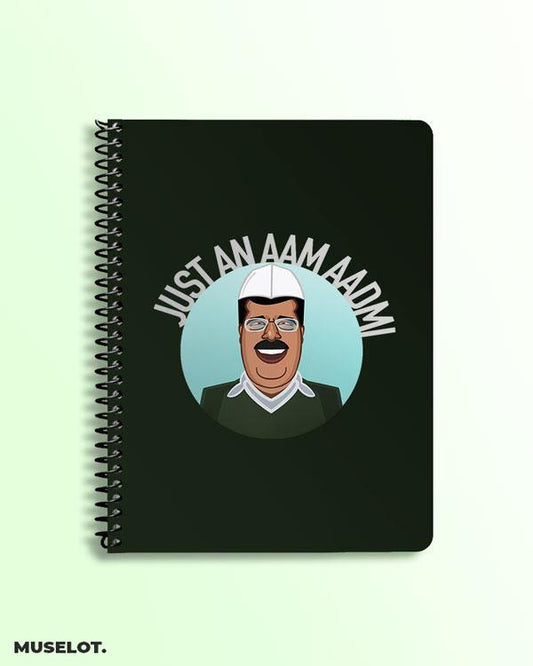 Printed notebooks - Just an aam aadmi  - MUSELOT
