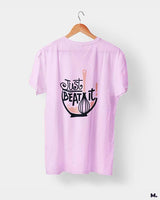 Just beat it printed t shirts