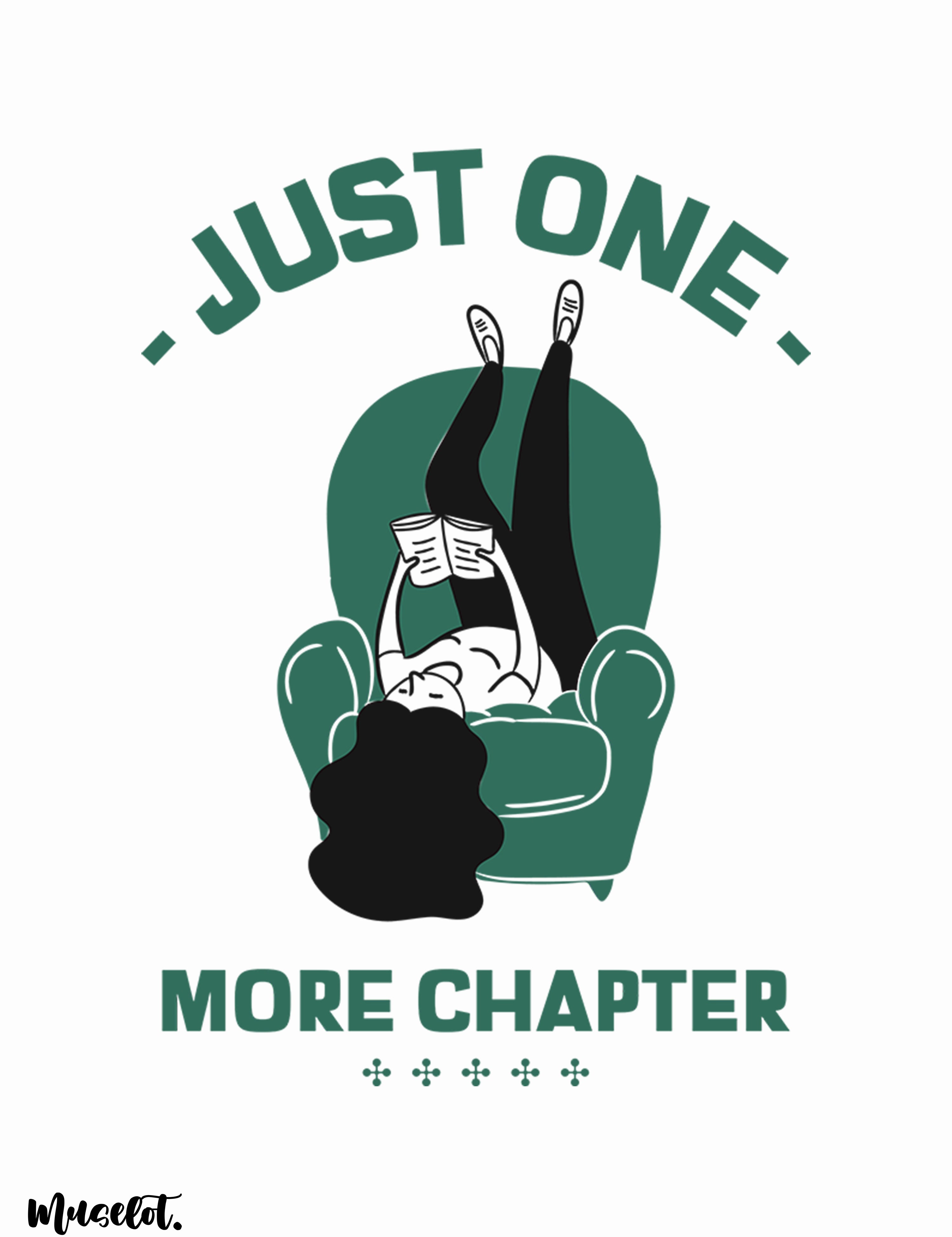 Just one more chapter printed mugs online, microwavable and dishwasher safe - Muselot