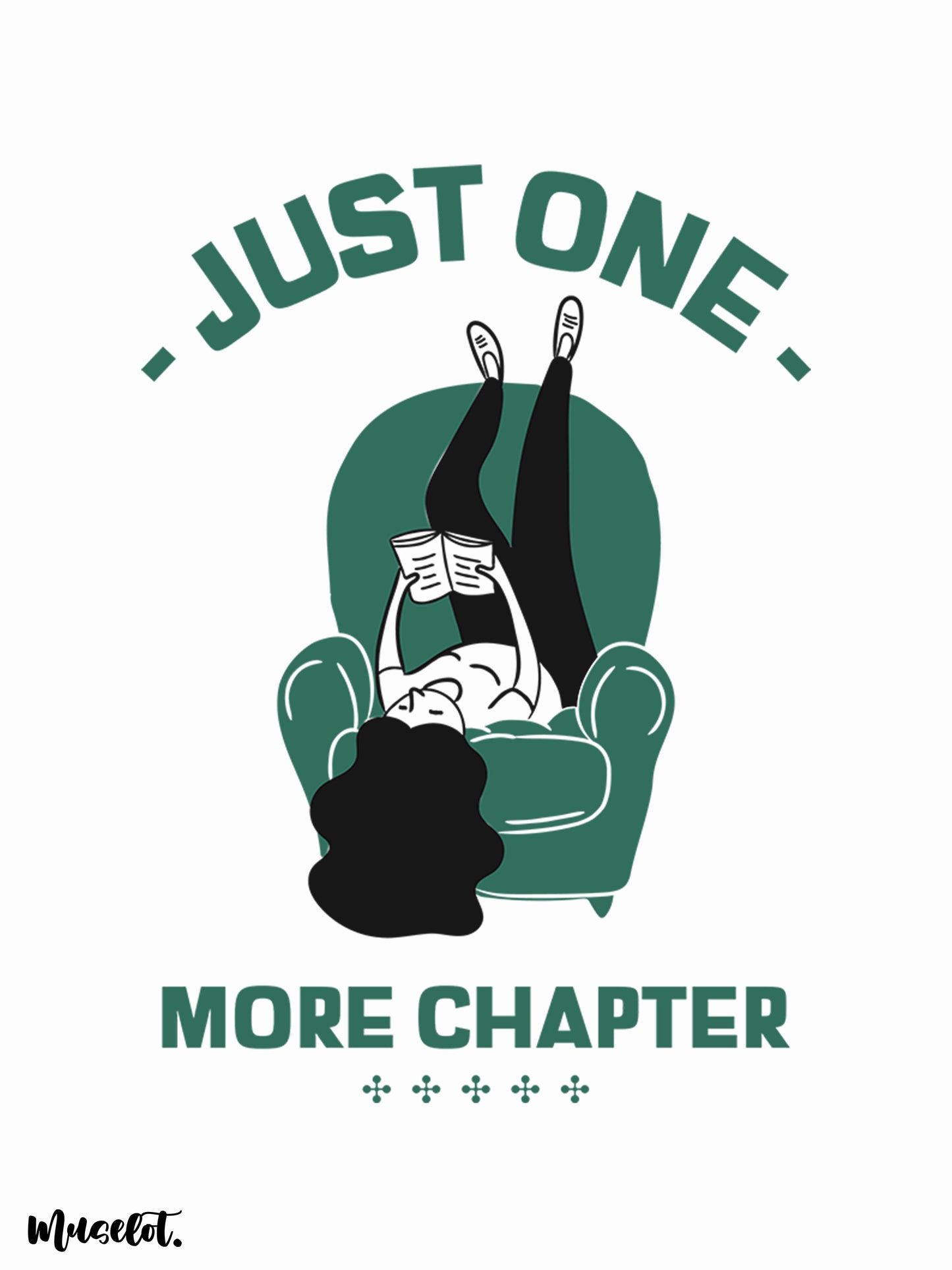 Just one more chapter printed mugs online, microwavable and dishwasher safe - Muselot