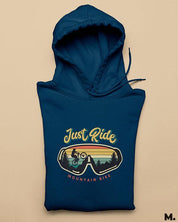 Printed hoodies - Just ride mountain bike  - MUSELOT