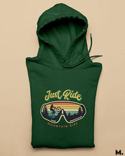 Printed hoodies - Just ride mountain bike  - MUSELOT