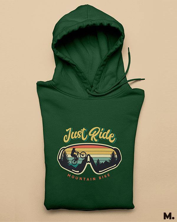 Printed hoodies - Just ride mountain bike  - MUSELOT