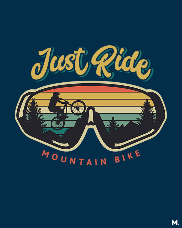 Printed hoodies - Just ride mountain bike - MUSELOT